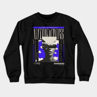 I Look in People's Windows - The Tortured Poets Department Crewneck Sweatshirt